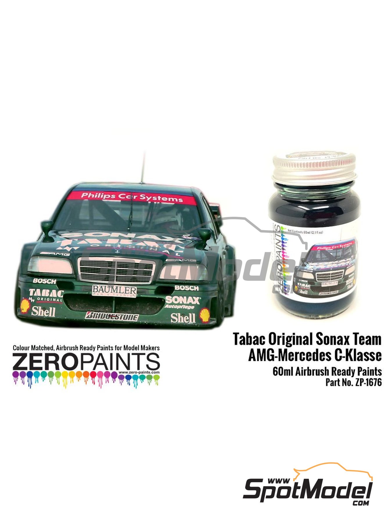 Zero Paints ZP-1676: Paint for airbrush Tabac Original Sonax Team